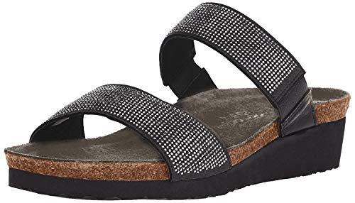 Naot Bianca Sandal Womens Shoes Black/Silver/Sterling
