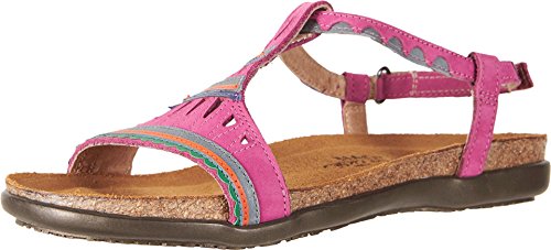 Naot Odelia Sandal (7409) Womens Shoes Pink Plum/Vintage Slate