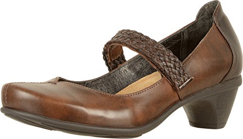 Naot Forward Mary Jane (40035) Womens Shoes Pecan Brown/Walnut Leather