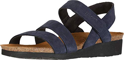 Naot Kayla Sandal Navy Velvet (7806-D74) Womens Shoes Navy