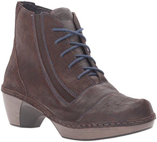Naot Avila Lace Up Boot Womens Shoes Mine Brown