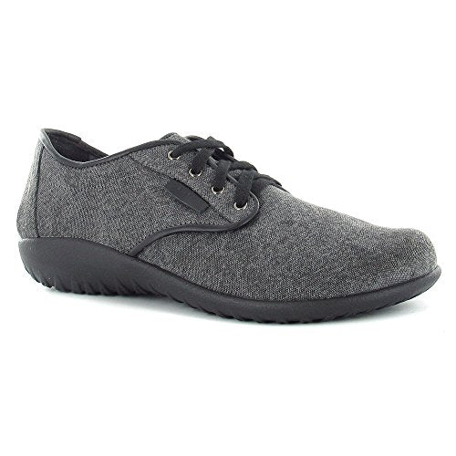 Naot Tiaki Sneaker (11138) Womens Shoes Gray Material/Black Raven Lthr