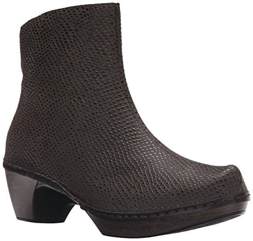 Naot Almeria Ankle Bootie Womens Shoes Brown Croc Leather
