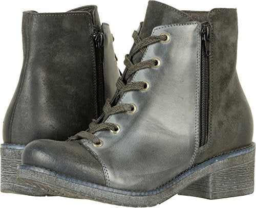 Naot Groovy Bootie (17607) Womens Shoes Oily Midnight/Vintage Ash Leather