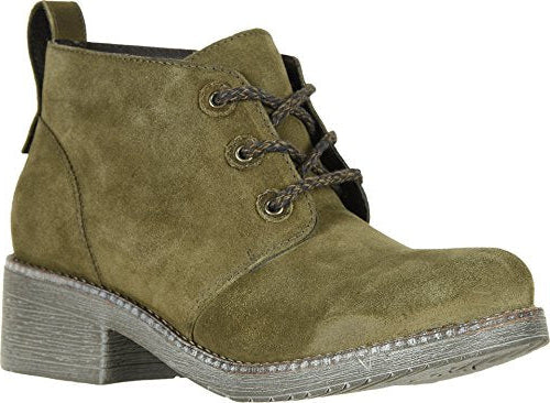 Naot Love Lace Up Bootie (17604) Womens Shoes Oily Olive/Vintage Pine
