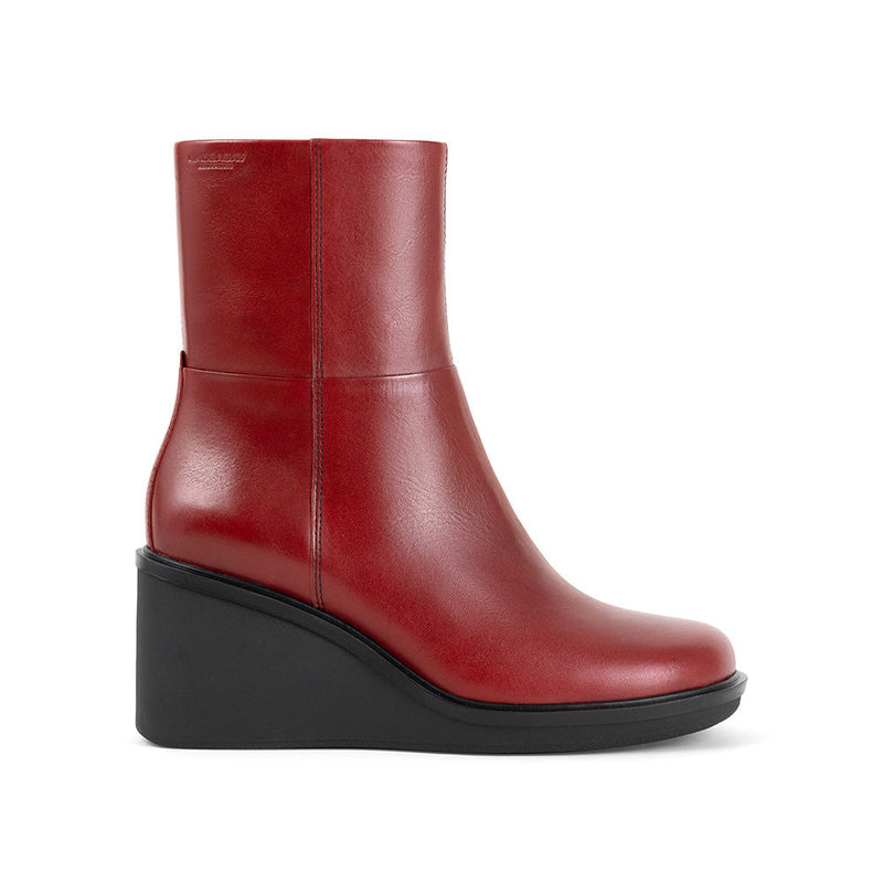 Vagabond Deena Boot Womens Shoes Dark Red