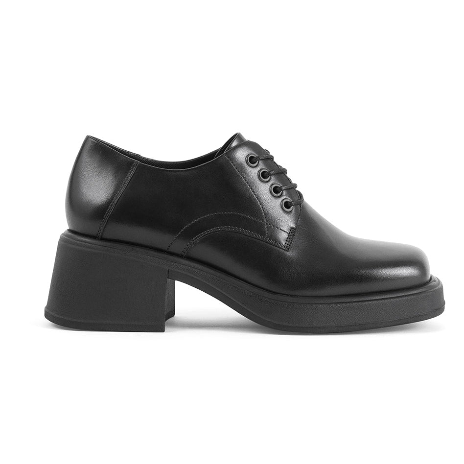 Vagabond Dorah Derby Heel Womens Shoes Black