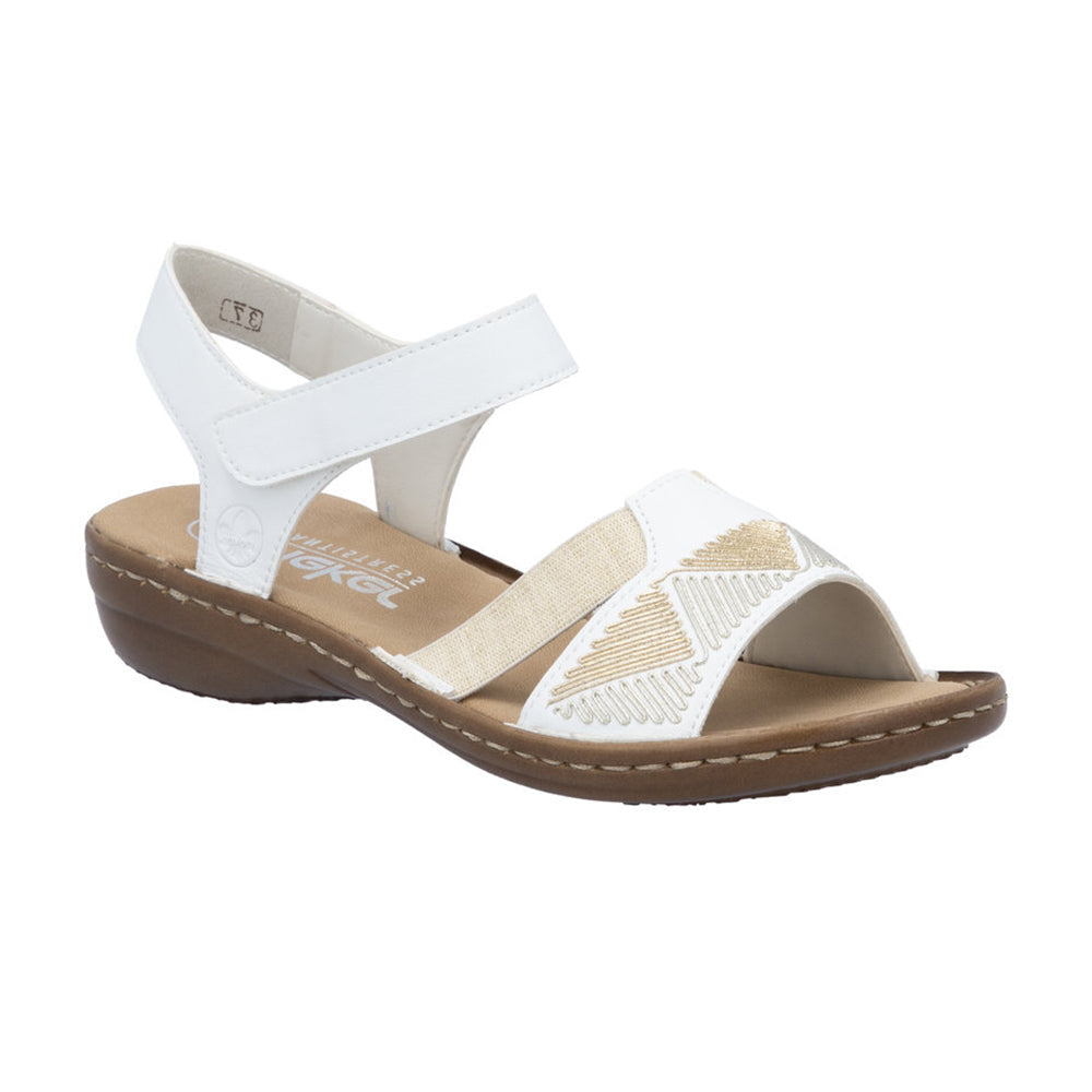 Rieker 608C4 Womens Shoes White