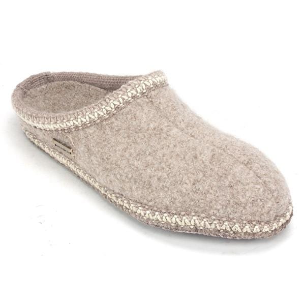 Haflinger AS Wool Slipper Unisex 26 Natural