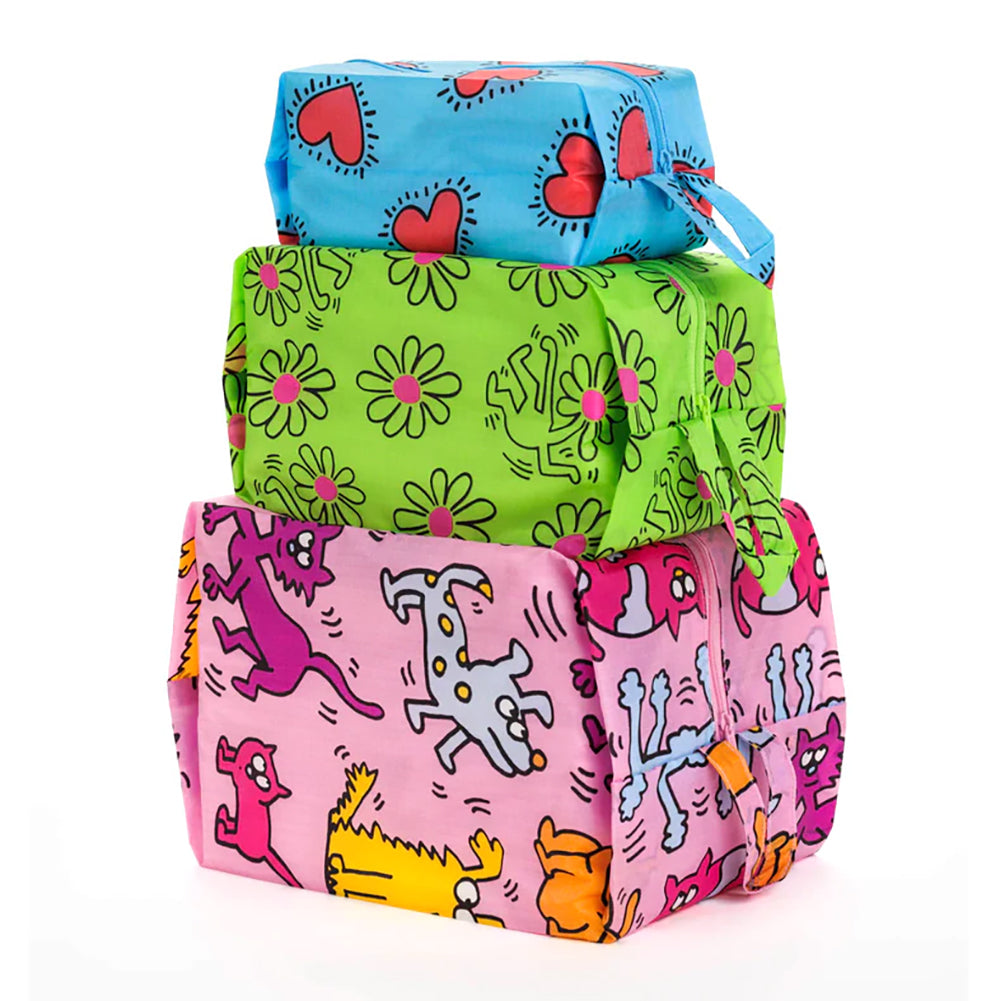 Baggu 3D Zip Set Accessories Keith Haring