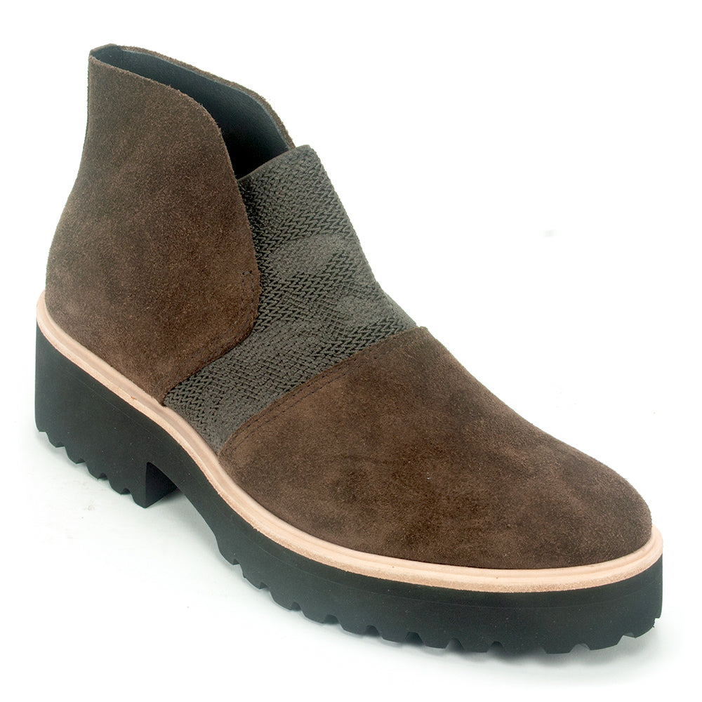 All Black Nu Banded Bootie Womens Shoes Coffee