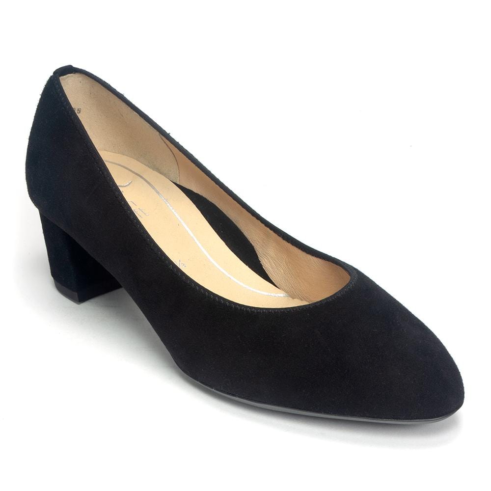 Ara Kendall Pump Womens Shoes Black SoftLack