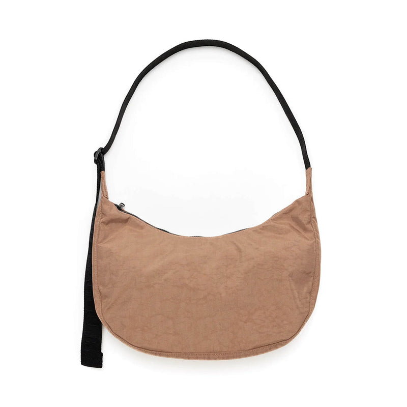 Baggu Medium Nylon Crescent Handbags Cocoa
