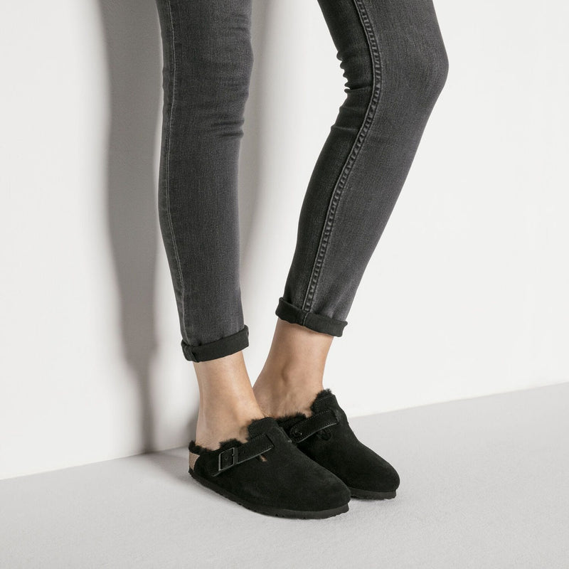 Birkenstock Boston Shearling Clog Womens Shoes 