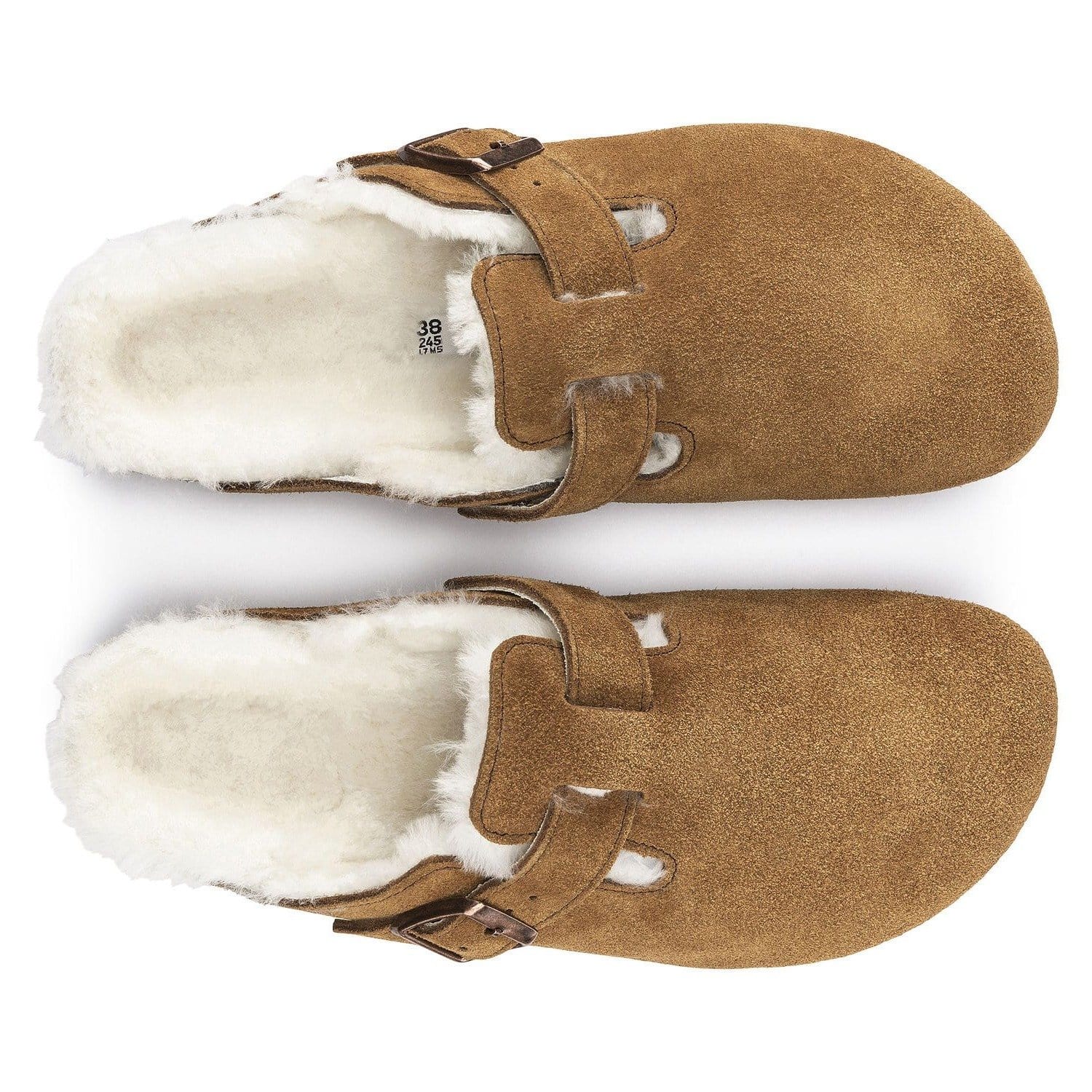 BIRKENSTOCK Boston Suede Shearling Lined Clog | Simons Shoes