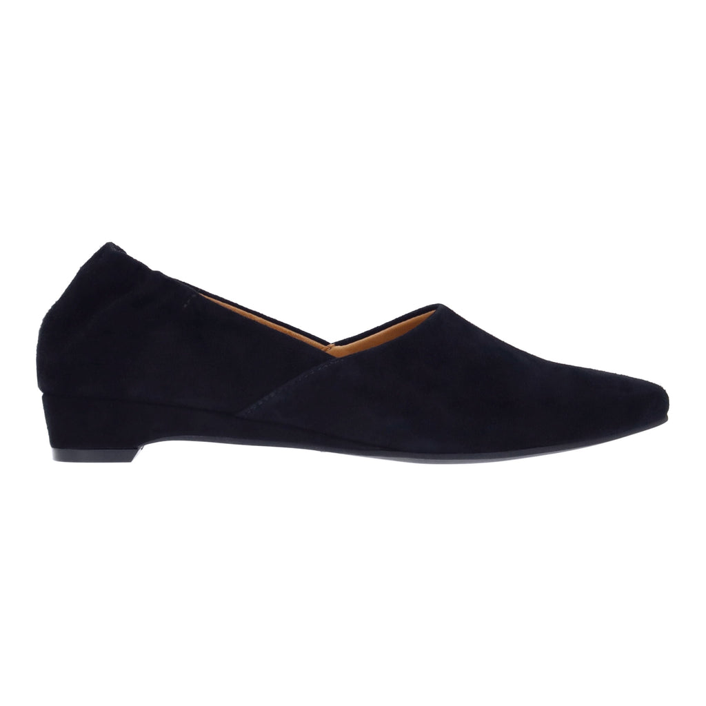 L'Amour Des Pieds Brylee Womens Shoes Black Kid Suede