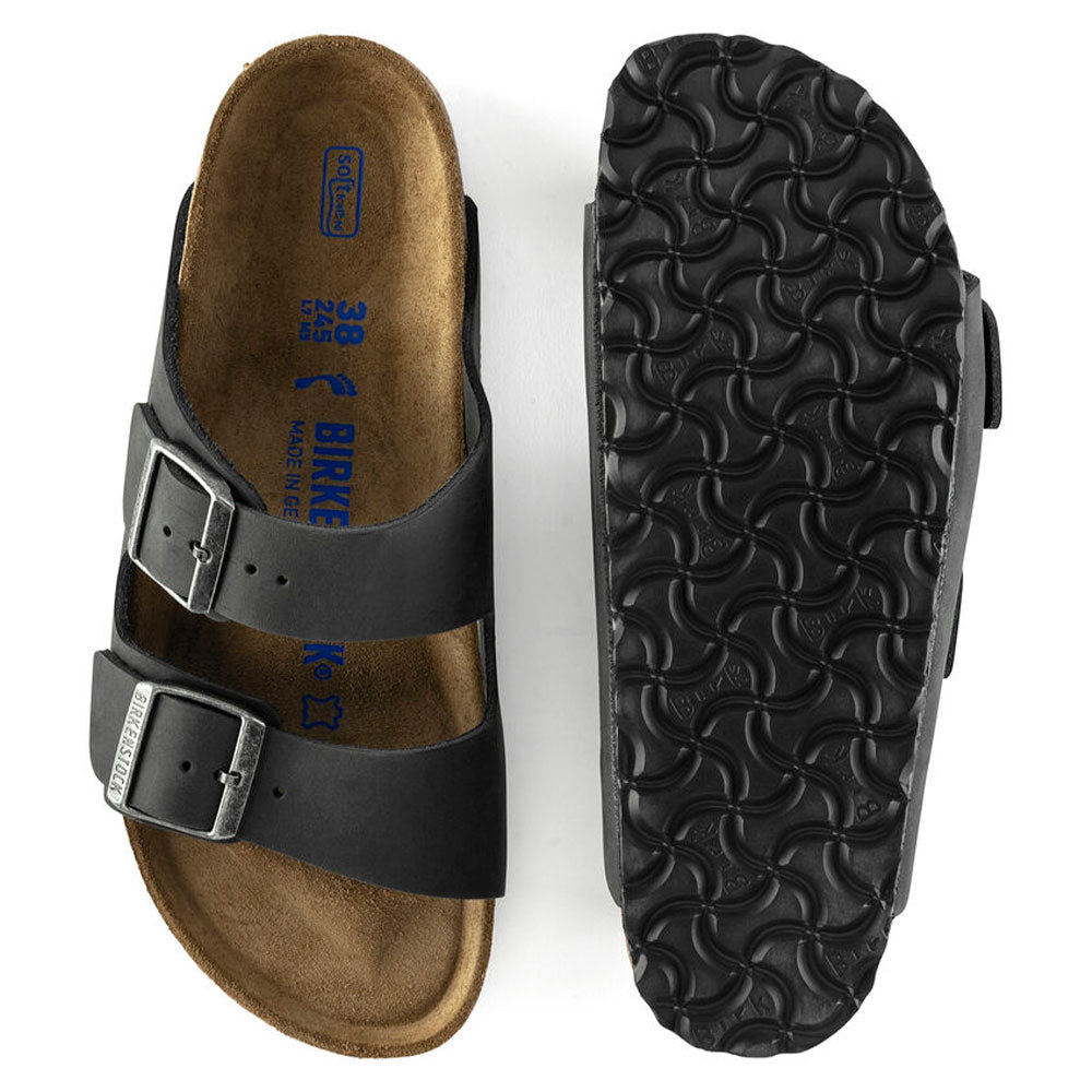 Birkenstock Arizona Soft Narrow Sandal Oiled Leather Womens Shoes 