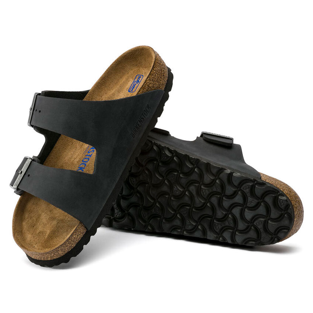 Birkenstock Arizona Soft Narrow Sandal Oiled Leather Womens Shoes 