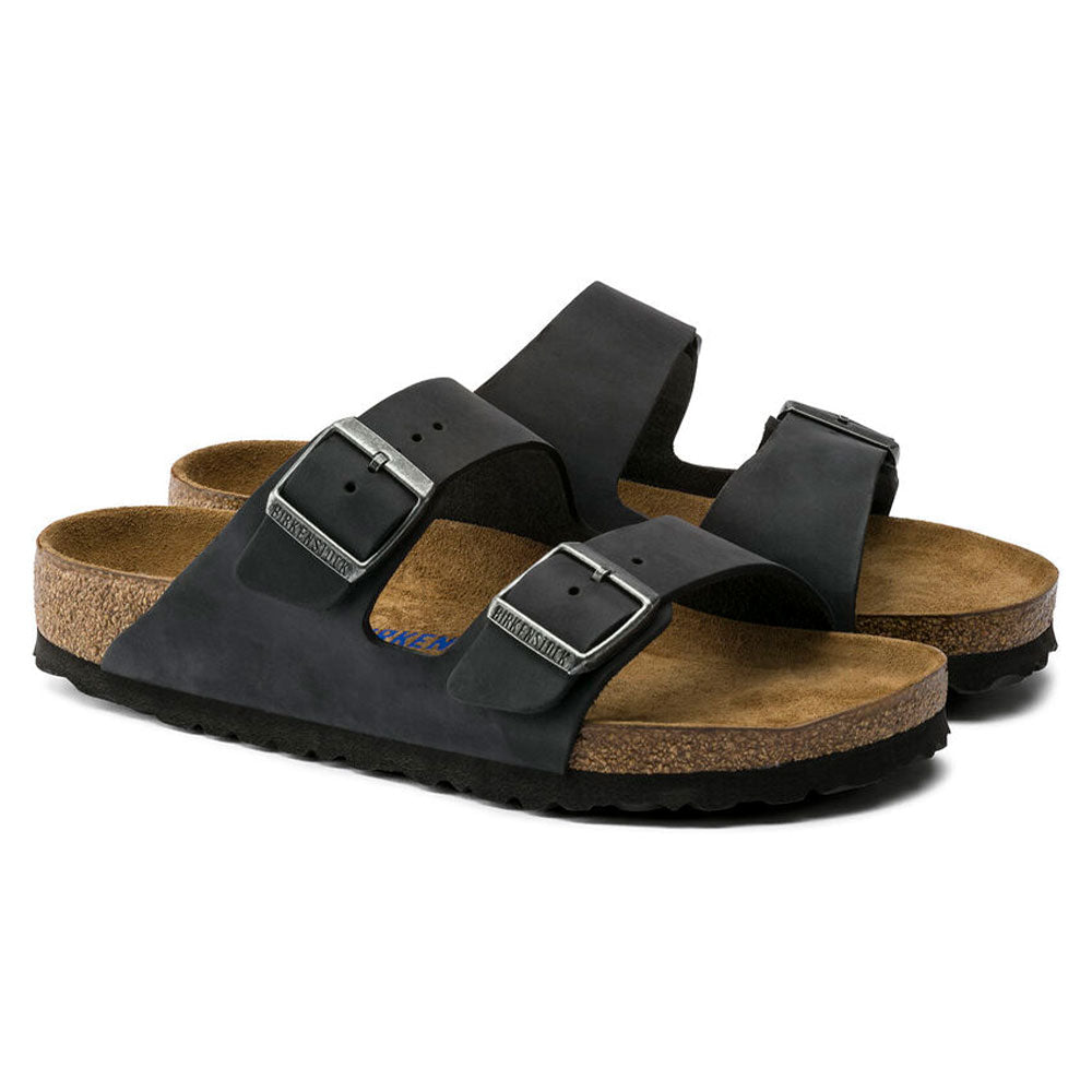 Birkenstock Arizona Soft Narrow Sandal Oiled Leather Womens Shoes 