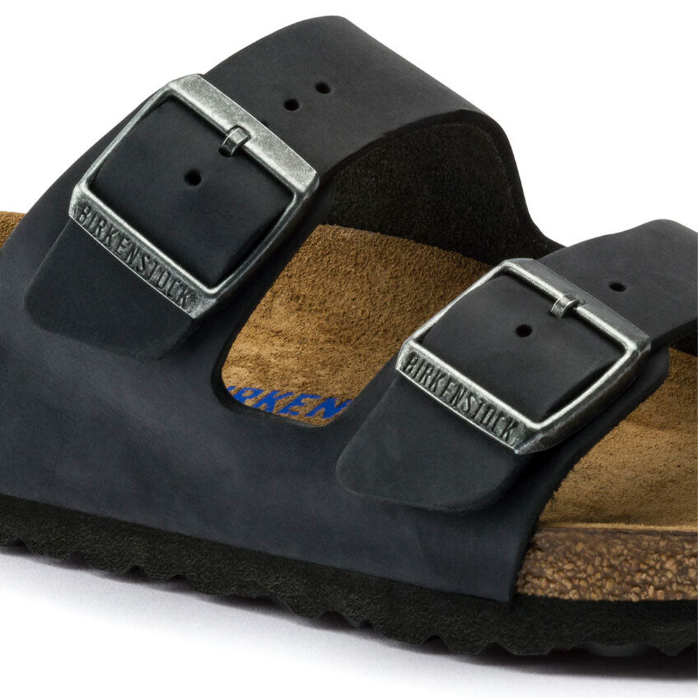 Birkenstock Arizona Soft Narrow Sandal Oiled Leather Womens Shoes 