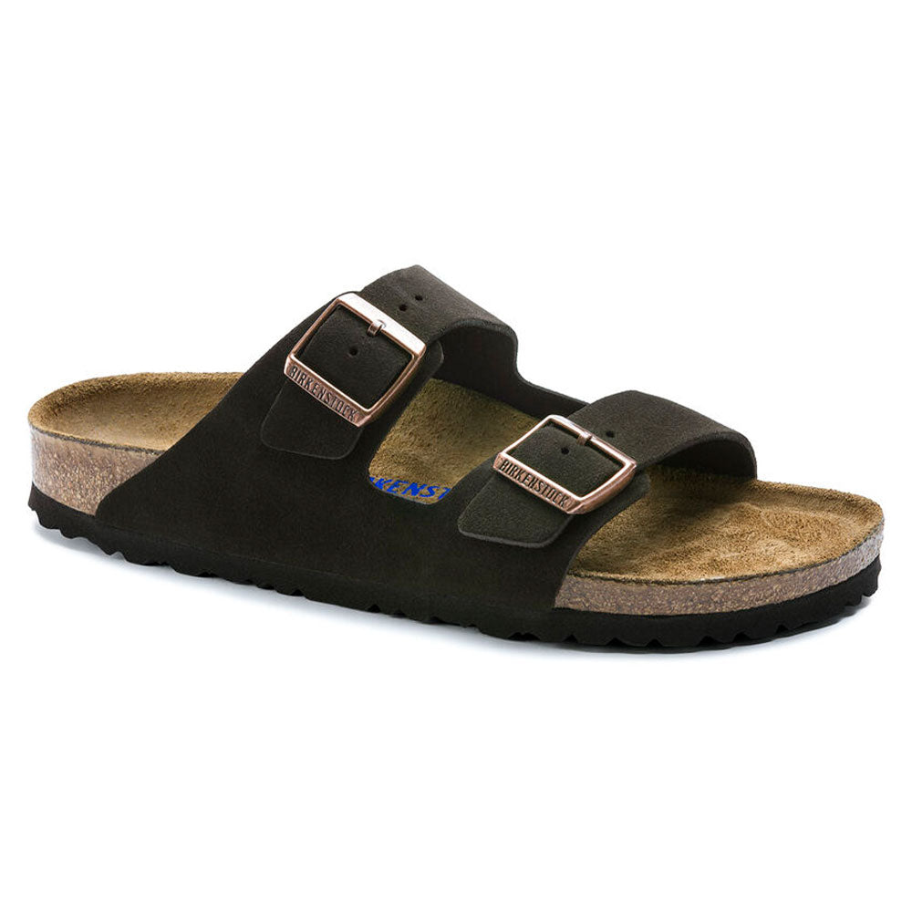Birkenstock Arizona Soft Narrow Sandal Womens Shoes Mocha
