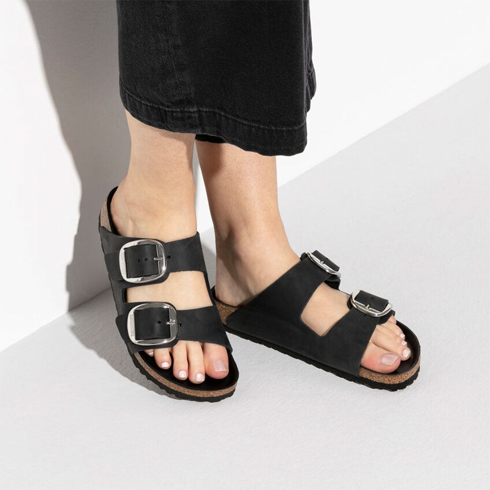 Birkenstock Arizona Big Buckle Sandal Regular Womens Shoes Black