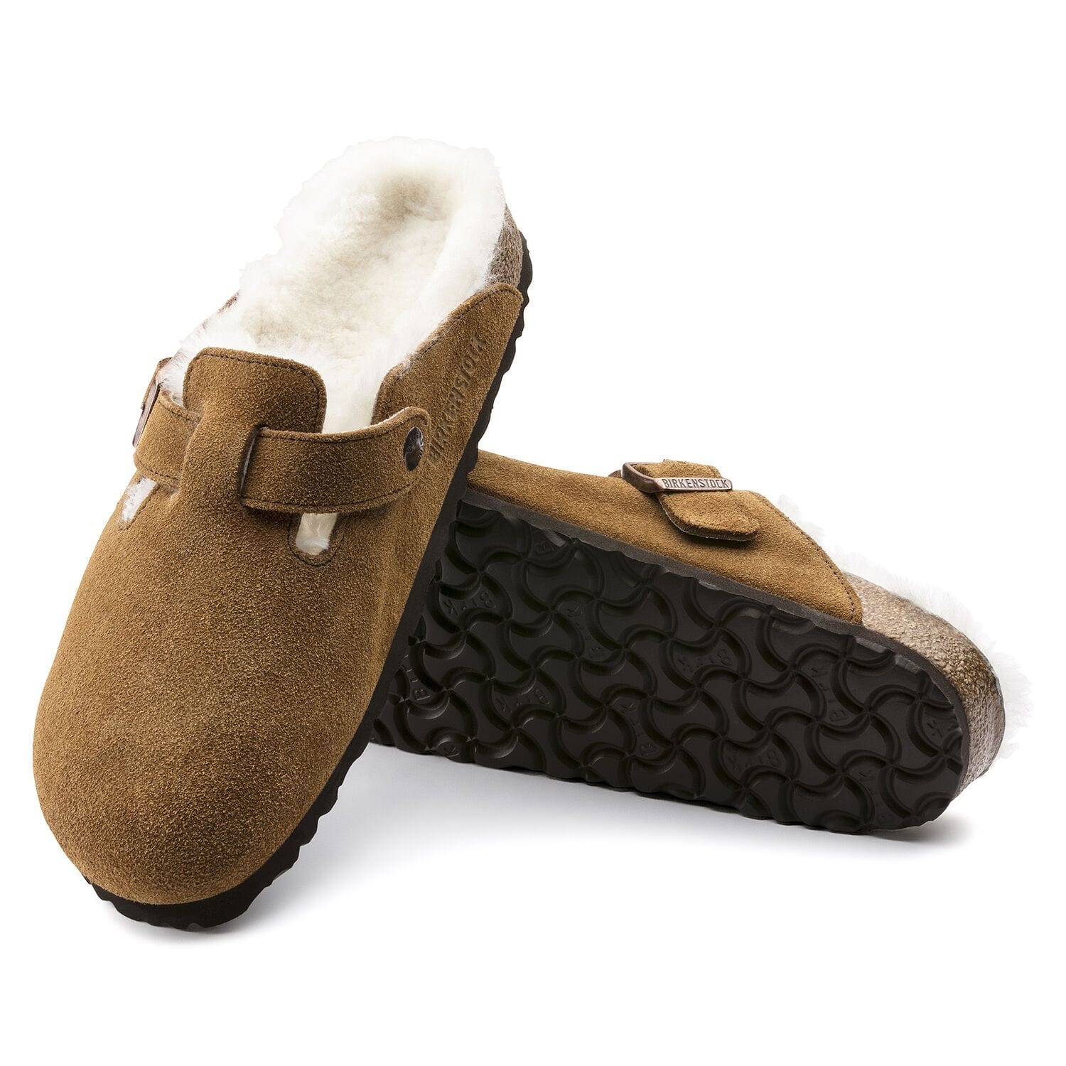 BIRKENSTOCK Boston Suede Shearling Lined Clog | Simons Shoes
