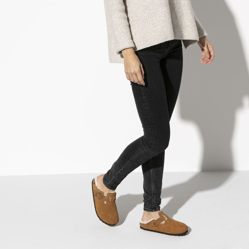 Birkenstock Boston Shearling Clog Womens Shoes 