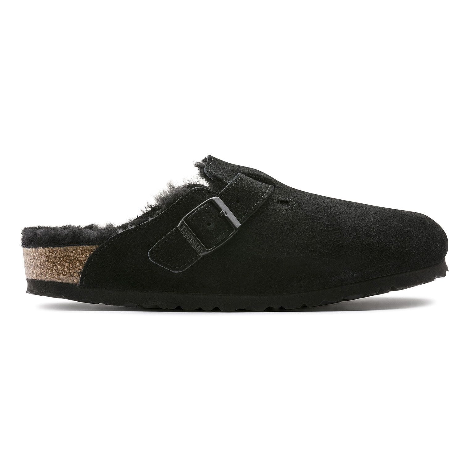BIRKENSTOCK Boston Suede Shearling Lined Clog | Simons Shoes