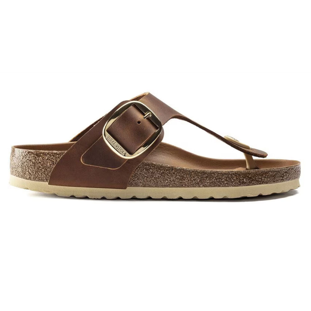 Birkenstock Gizeh Big Buckle Sandal Womens Shoes Cognac