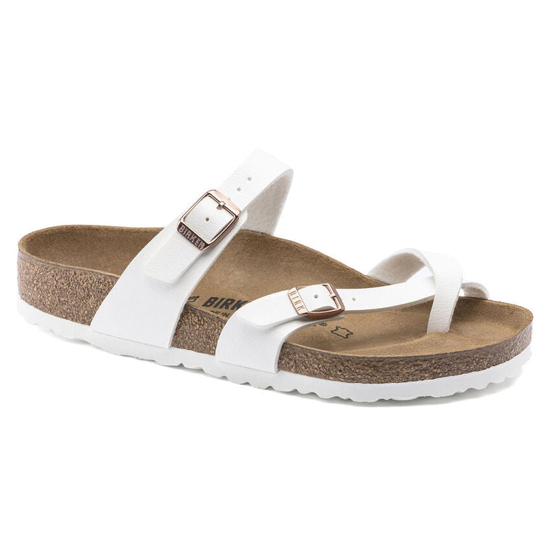 Birkenstock Mayari Cross Strap Sandal Womens Shoes White