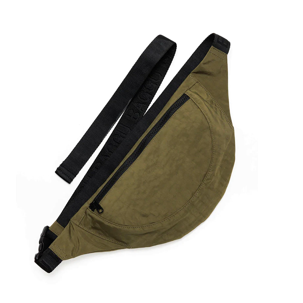 Baggu Crescent Fanny Pack Handbags Seaweed