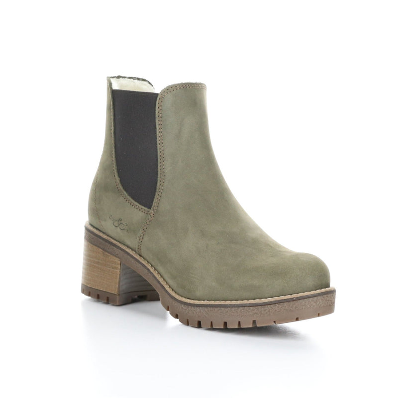 Bos & Co Masi Wide Ankle Boot Womens Shoes Sage