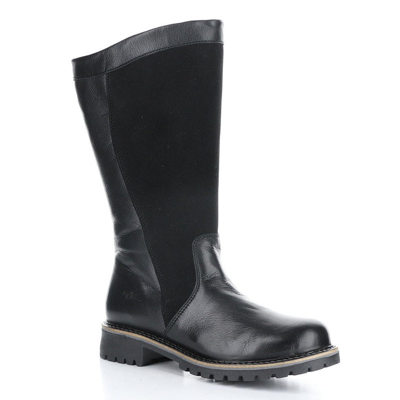 Bos & Co Henry Boot Womens Shoes Black