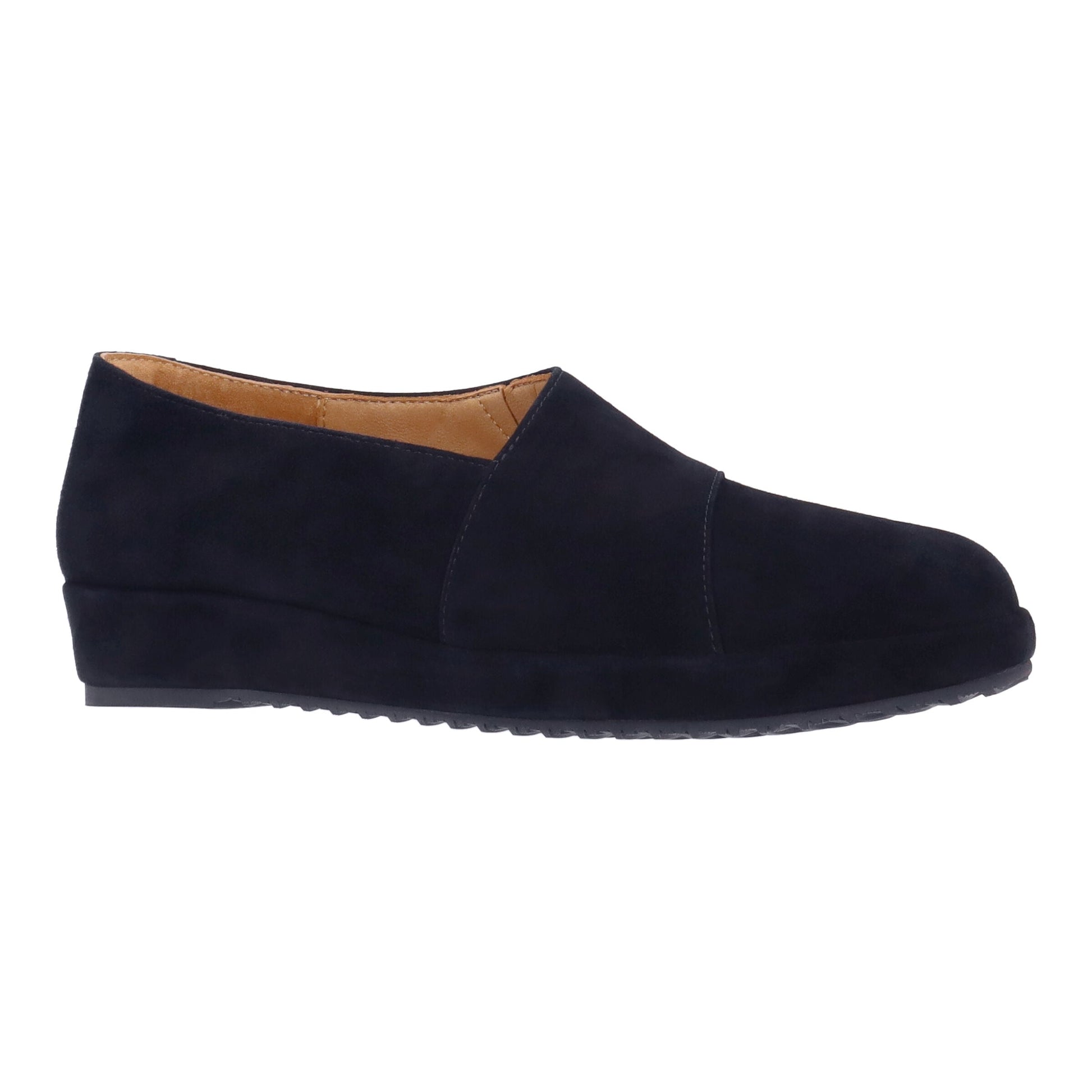L'Amour Des Pieds Cambrea Womens Shoes Black Kid Suede