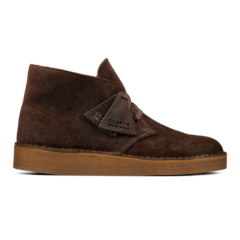 Clarks Desert Coal Boot Mens Shoes Dark Brown Suede