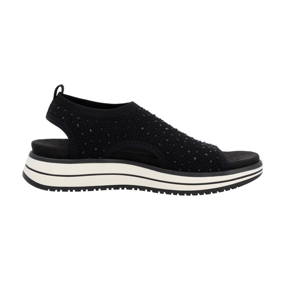 Rieker D1J55 Womens Shoes Black