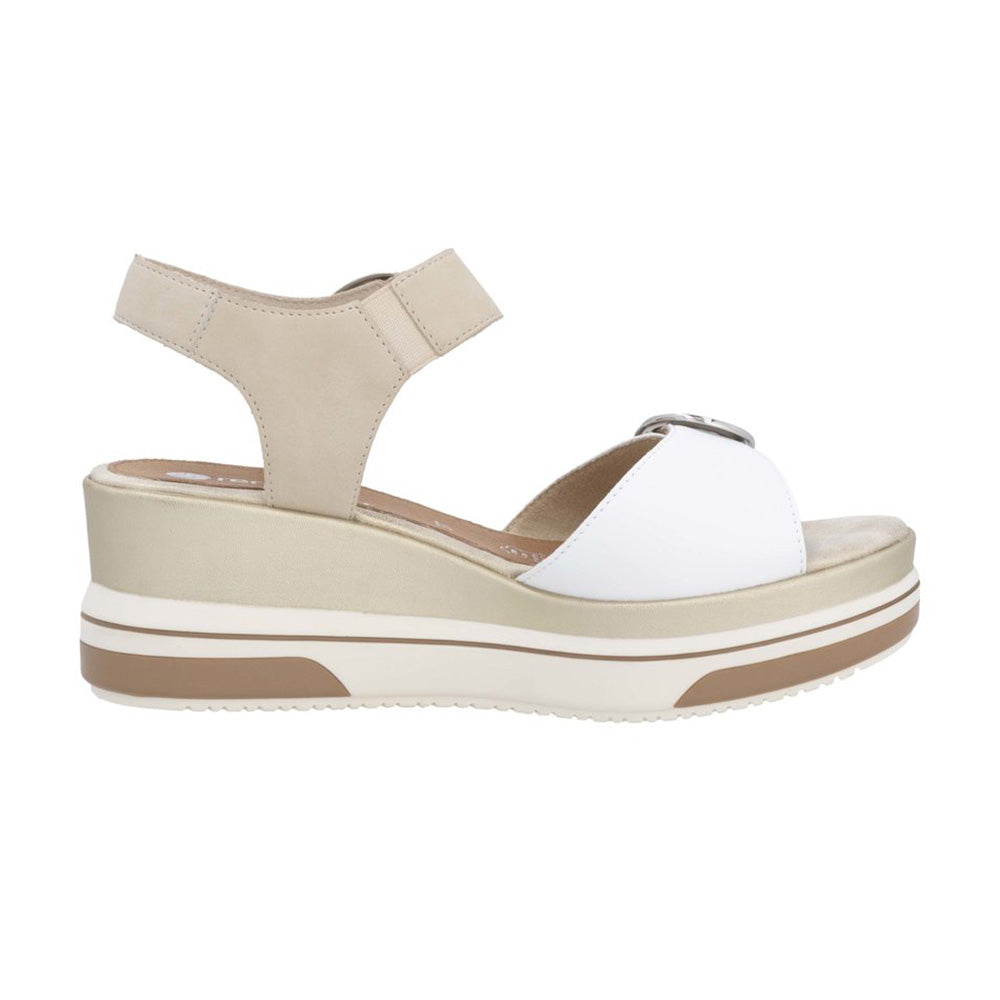 Rieker D1P54 Womens Shoes Weiss