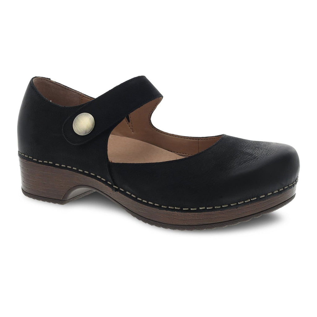 Dansko Beatrice Mary Jane Clog Womens Shoes Black