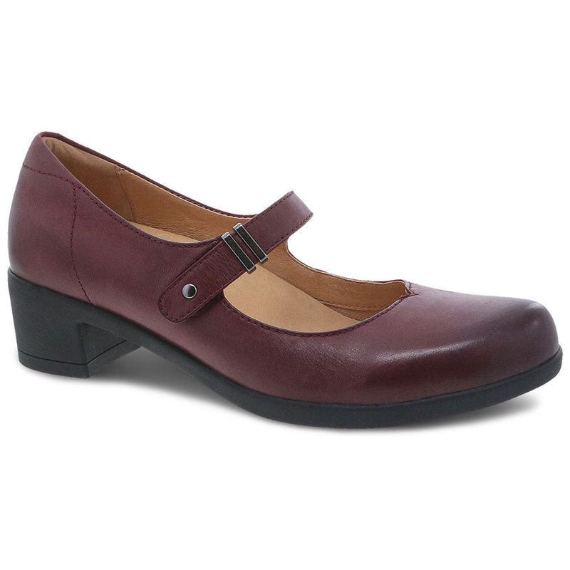 Dansko Callista Mary Jane Womens Shoes Wine