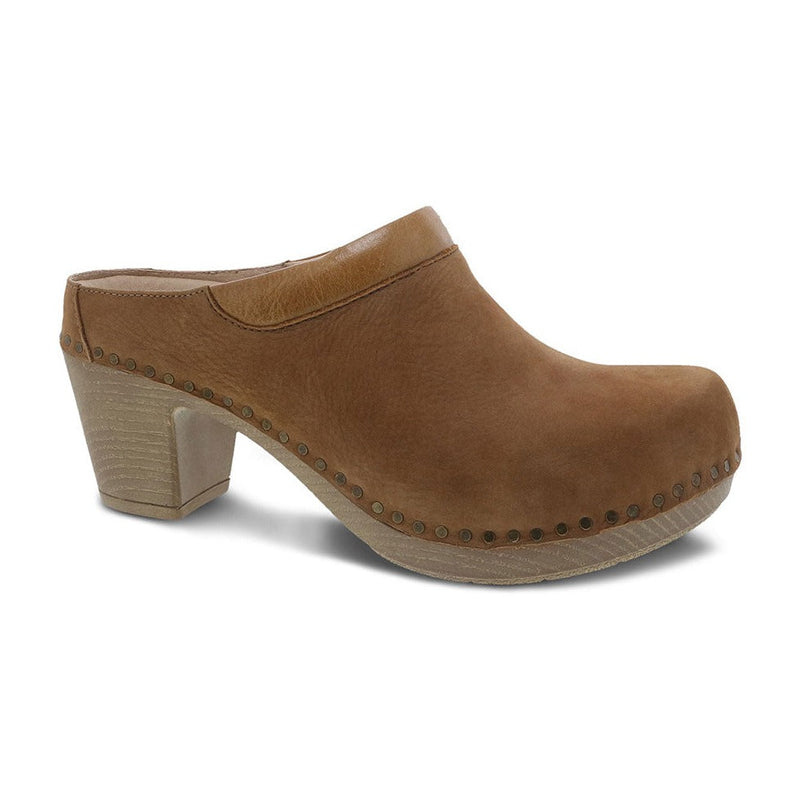 Dansko Sammy Mule Clog Womens Shoes Tan