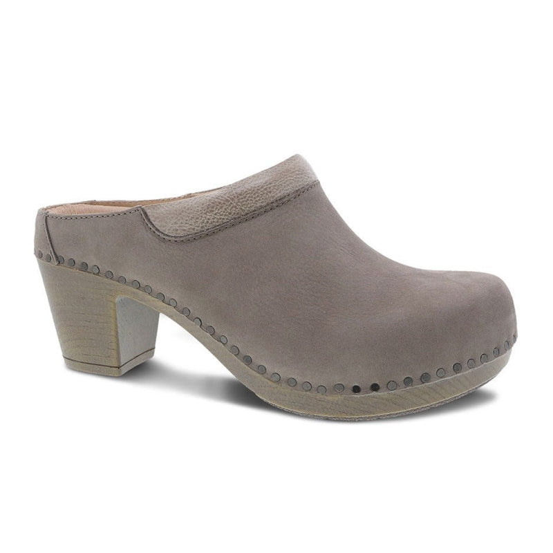 Dansko Sammy Mule Clog Womens Shoes Taupe Milled