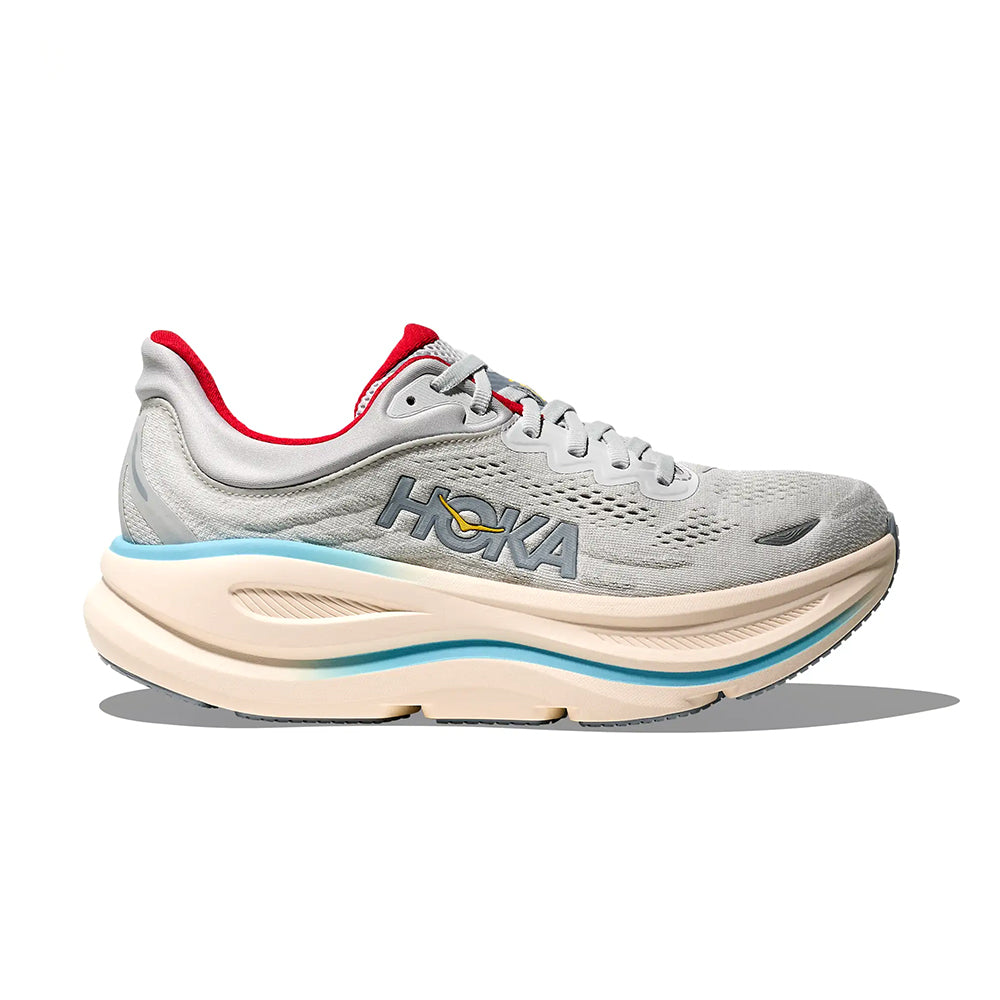 Hoka Women's Bondi 9 Womens Shoes Cosmic Grey / Stardust
