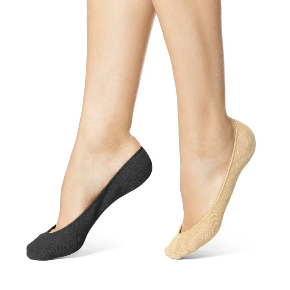 Hue Hue 4 Pack Low-Cut Sock Liners U12959 Womens Hosiery Assorted