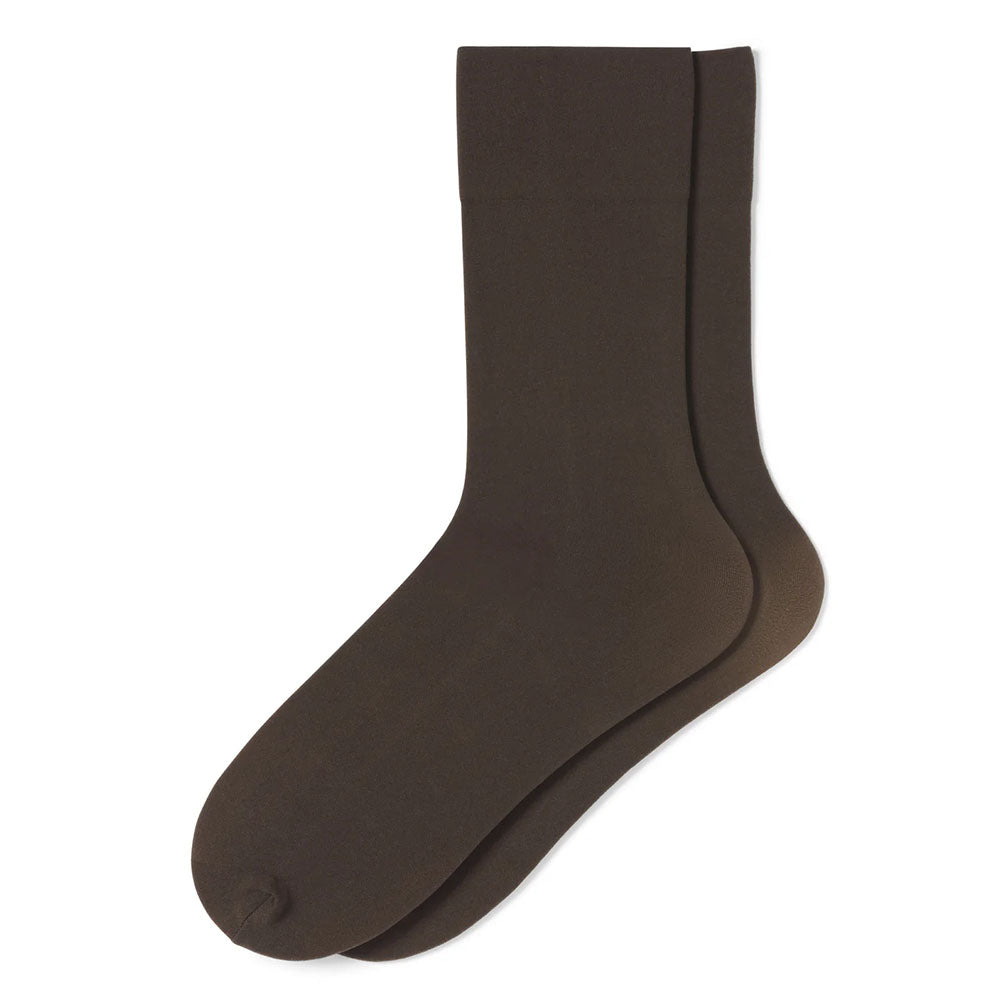 Hue Hue Knee High Socks U5304 Womens Hosiery Espresso