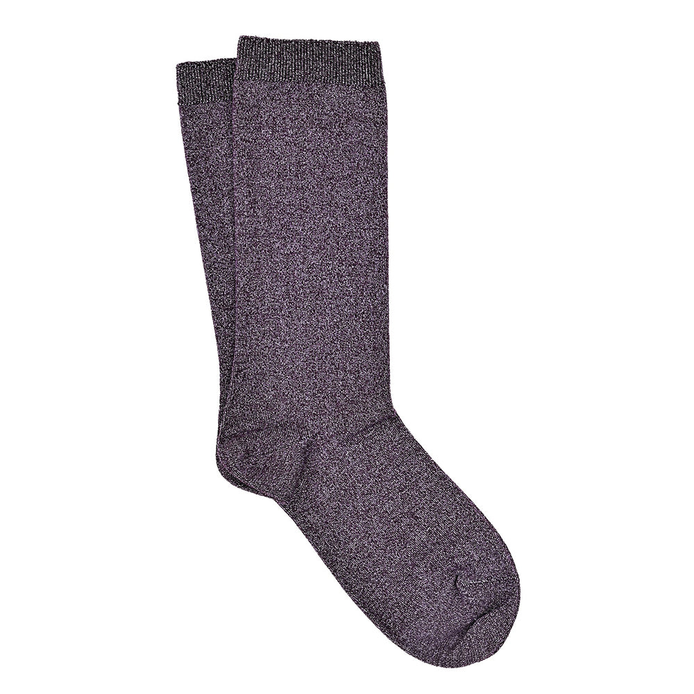 ILux 1572 Shimmie Soft Tencel Shimmery Crew Sock | Simons Shoes