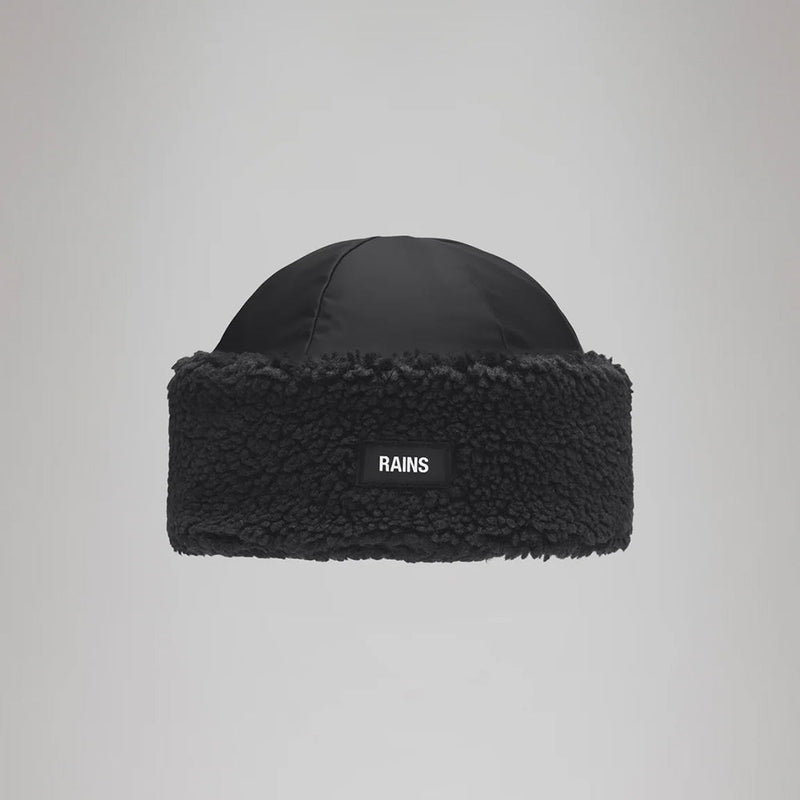 Rains Insulated Fleece Hat T2 Women's Clothing Black