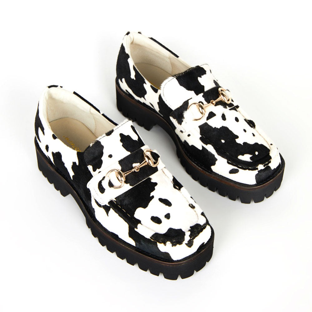 Intentionally Blank HK-2 Loafer Womens Shoes Black Moo