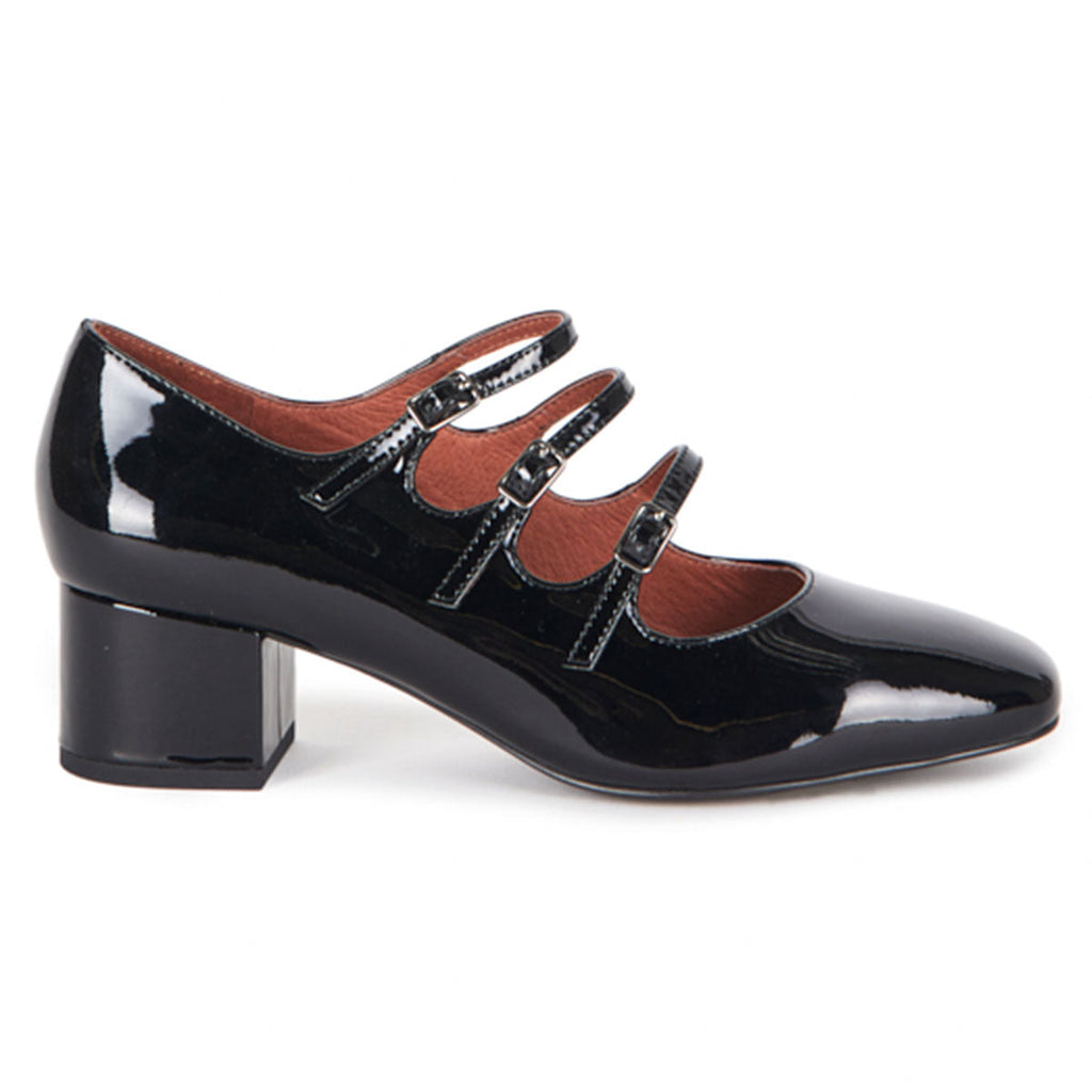 Intentionally Blank Piano Heel Womens Shoes Black