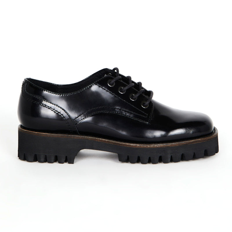 Intentionally Blank Queen Street Oxford Womens Shoes Black